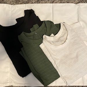 Bundle of 3 Lululemon Tops Sz 8-12
